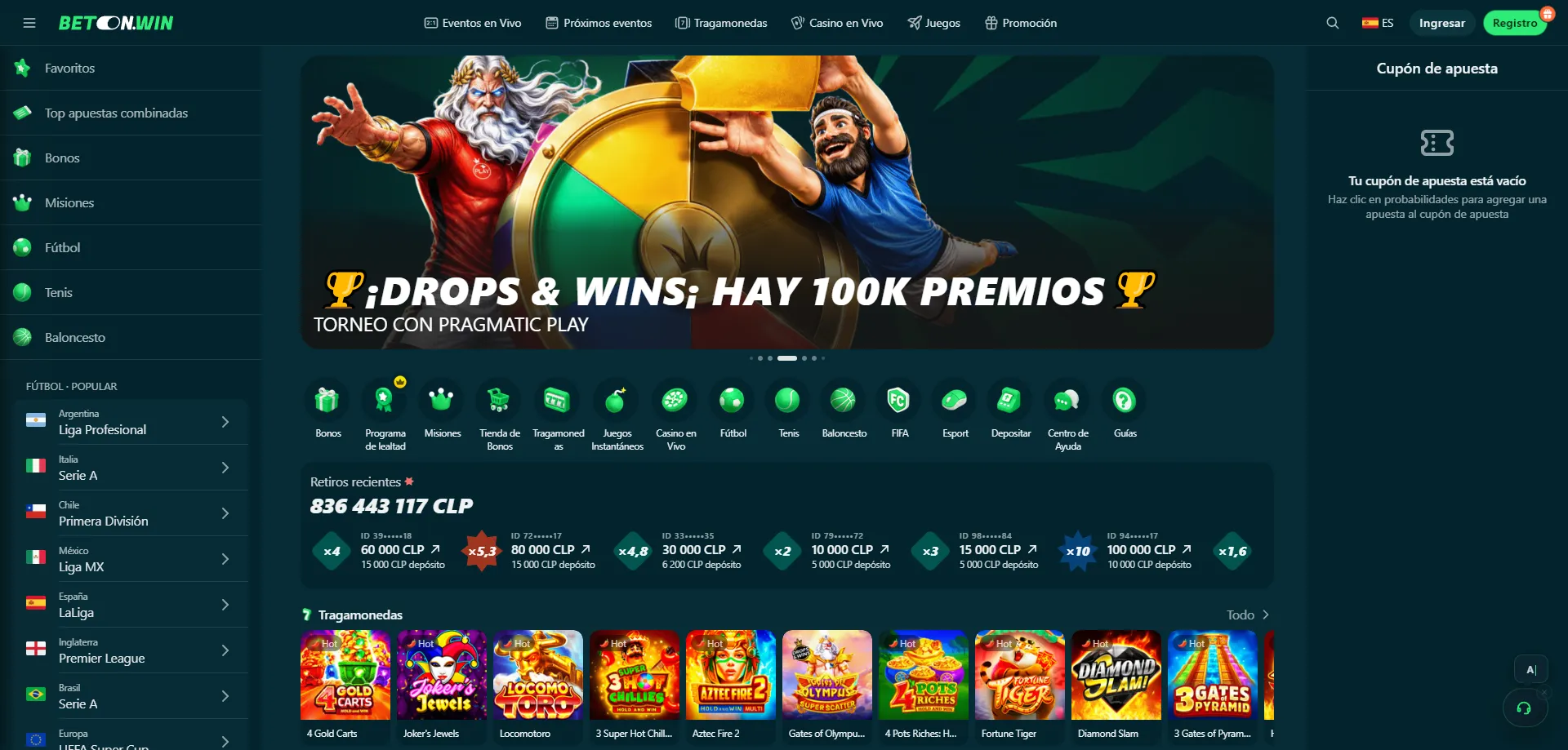 Casino en vivo BetonWin — ruleta y blackjack con crupiers reales